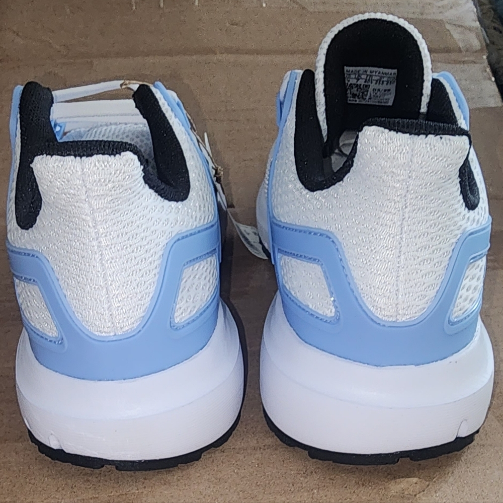 Womens Adidas White and Light Blue Ultima Show Running Shoes 8.5 - Picture 7 of 8